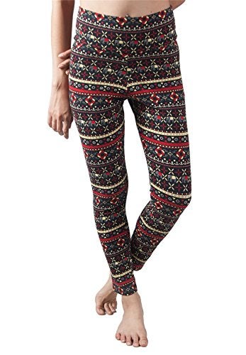 LOFBAZ Yoga Leggings Pants for Women Workout Clothes Womens High Waist Sweatpants Cotton Maternity Tights Clothing Royal Blue and Green Medium - Image 1