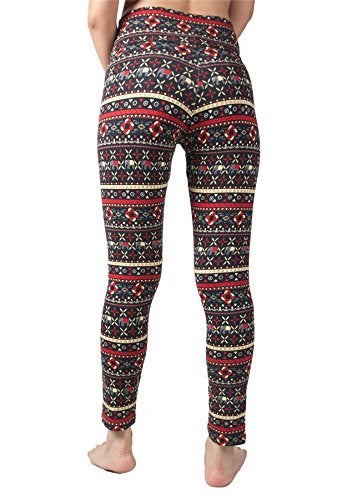 LOFBAZ Yoga Leggings Pants for Women Workout Clothes Womens High Waist Sweatpants Cotton Maternity Tights Clothing Royal Blue and Green Medium - Image 2