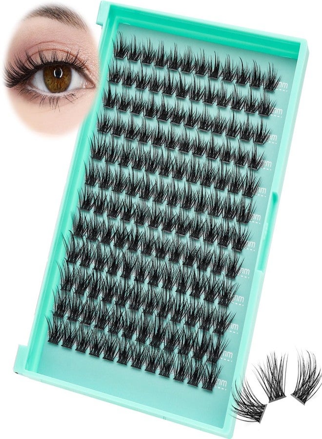 Bodermincer Eyelashes Clusters 10-12-14mm Mixed/12-14-16mm Mixed/14-16-18mm Mixed/16-18-20mm Mixed Nature D Curl False Lashes Cluster Eyelashes (14-16-18mm Mixed) - Image 2