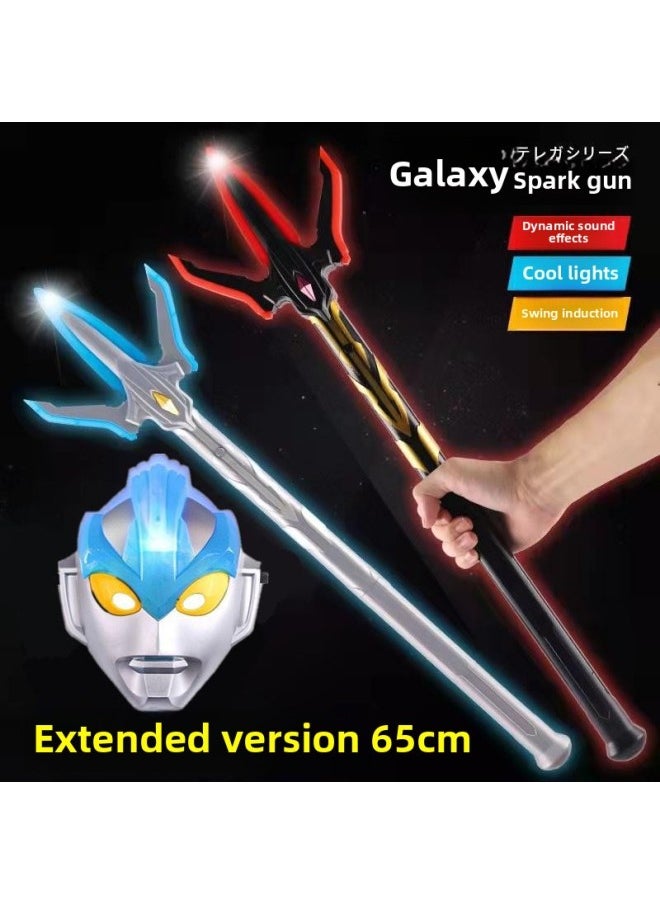 Generic - Galaxy Ultraman Spark Gun Summoner Spear Scepter Vic Torch Victory Pistol Transformation Superman Mask-Color:Dark Gray Galaxy Spark - Image 1