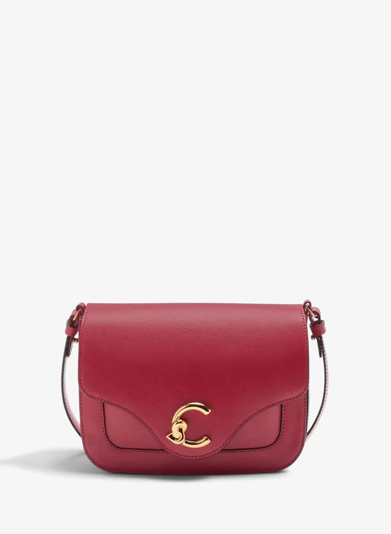 C-Me Leather Shoulder Bag