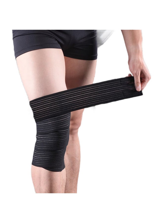 chidong Knee Brace Elastic Bandage, 2-Pack, Deep Squat Fitness Training Wrap, Fixed Elastic Knee Support, Calf Wrap, 1.58M - Image 1