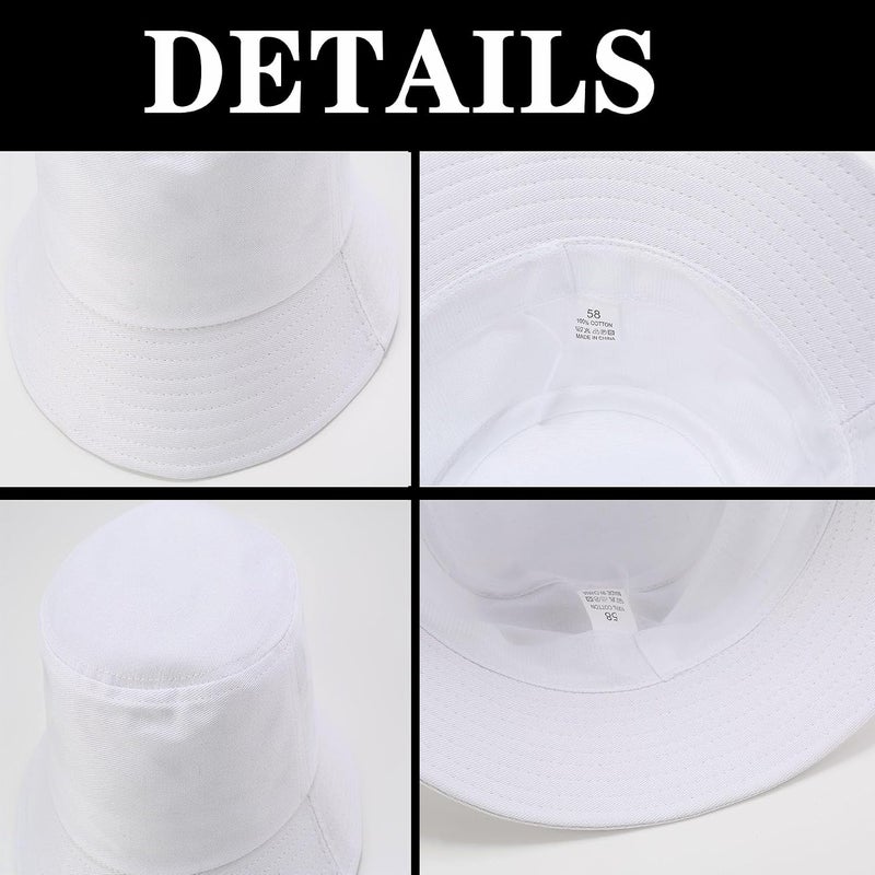 LPMOERA 3 Packs Unisex Athletic Bucket Hat Solid Colors Sun Hat with UV Protection for Outdoor Sports Packable Summer Hats - Image 4