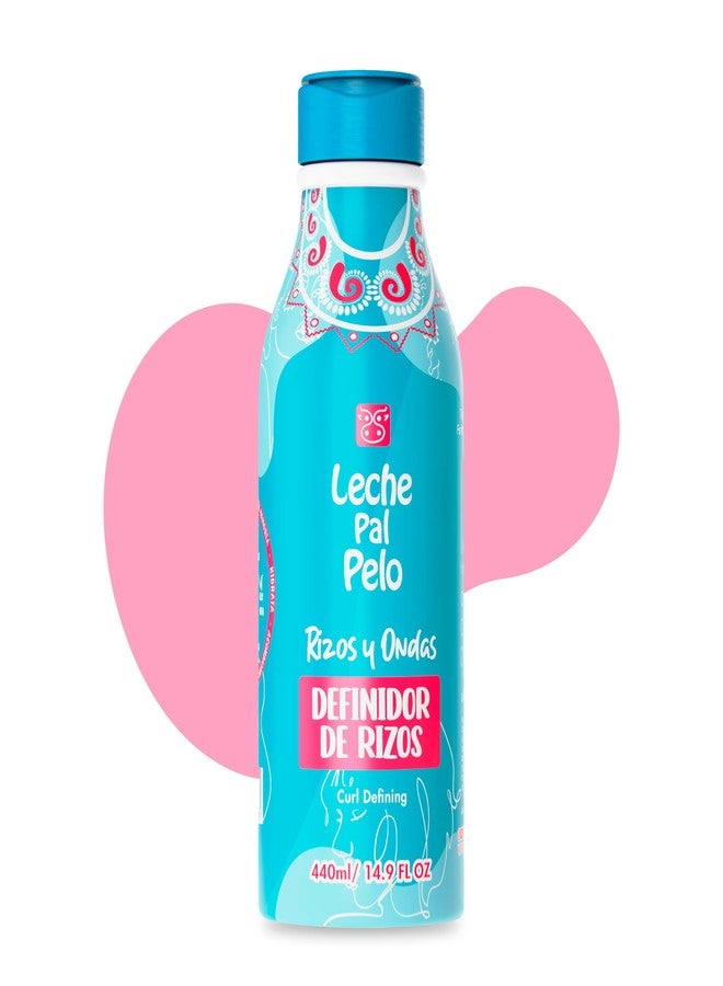 Leche Pal Pelo Curl Defining Definidor de rizos, Jojoba Oil & Aloe Vera, Healthy & Shiny Curls, Reduce Frizz & Flyaways, 14.9 oz. - Image 1