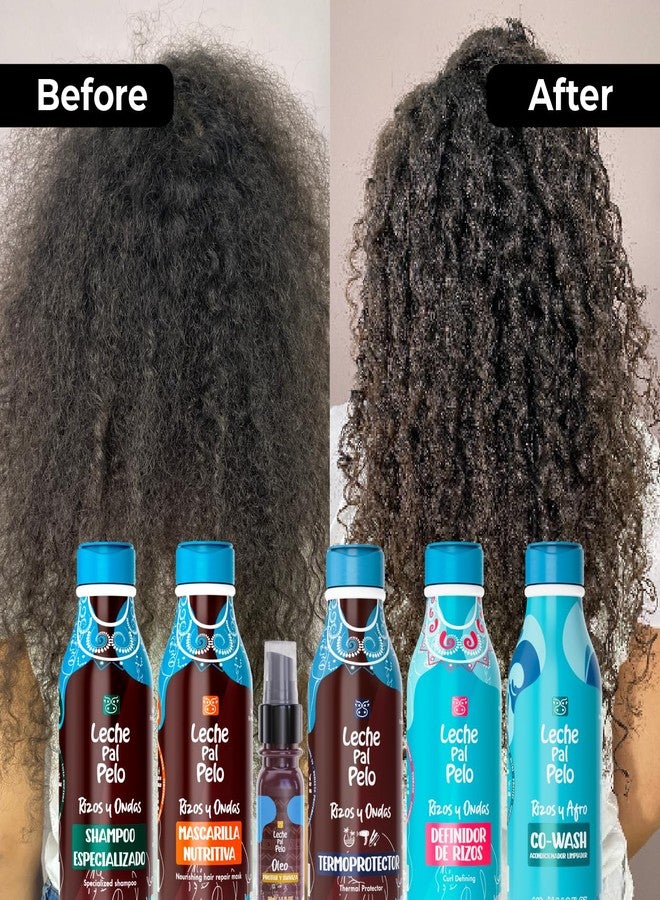 Leche Pal Pelo Curl Defining Definidor de rizos, Jojoba Oil & Aloe Vera, Healthy & Shiny Curls, Reduce Frizz & Flyaways, 14.9 oz. - Image 4