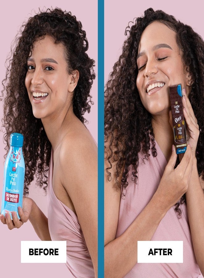 Leche Pal Pelo Curl Defining Definidor de rizos, Jojoba Oil & Aloe Vera, Healthy & Shiny Curls, Reduce Frizz & Flyaways, 14.9 oz. - Image 5