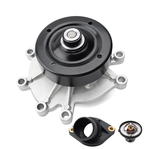 YBDDZH Water Pump Thermostat Kit Compatible with Aspen & Dodge Dakota Durango Nitro RAM 1500 Pickup & Commander Grand Cherokee Liberty & Raider RAM 1500 Dakota 3.7L 4.7L Engine OE AW7163 1204350 68045797AA - Image 1