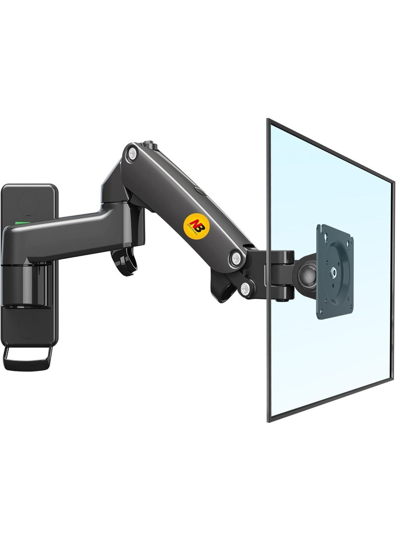 NB NORTH BAYOU Monitor Arm TV Wall Mount Bracket for 17-35" Monitors Up to 12KG (Load Capacity from 4.4 to 26lbs) Double Extension - Image 2