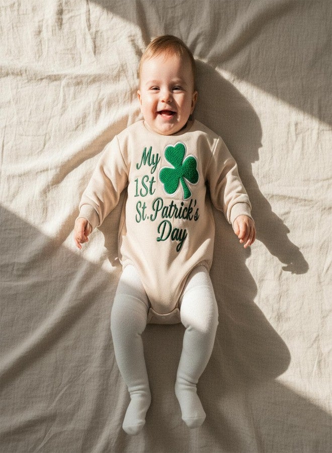 Thorn Tree Irish Baby Clothes Clover Printed Sweatshirt Warmly Spring Infant Girl Boys St Patricks Day Sweater - Image 2
