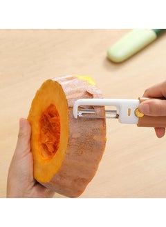 Generic 2 in 1 Potato Peeler with Knife Stainless Steel Portable Knife Peeler Set Vegetable Peeler Fruit Peeler for Office Kitchen Camping Hiking  - Image 2