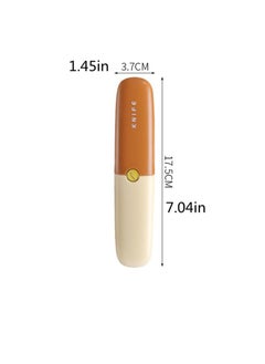 Generic 2 in 1 Potato Peeler with Knife Stainless Steel Portable Knife Peeler Set Vegetable Peeler Fruit Peeler for Office Kitchen Camping Hiking  - Image 4