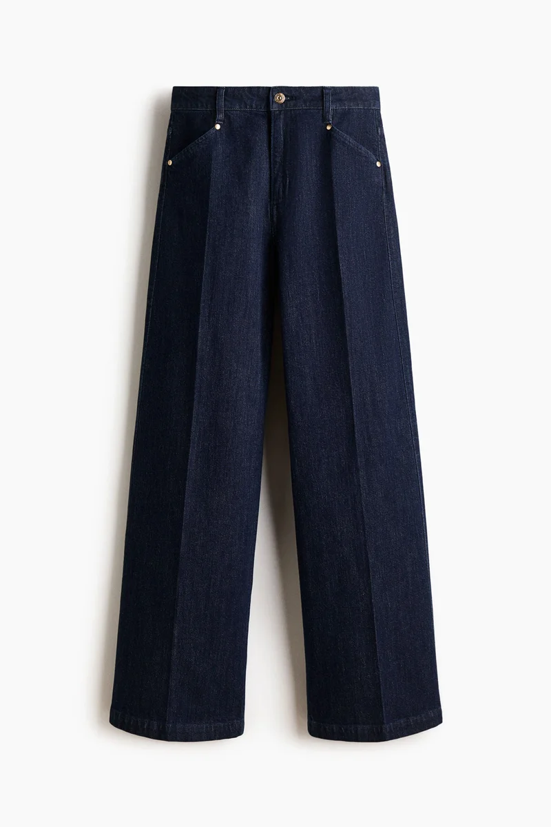 H&M Wide High Waist Jeans