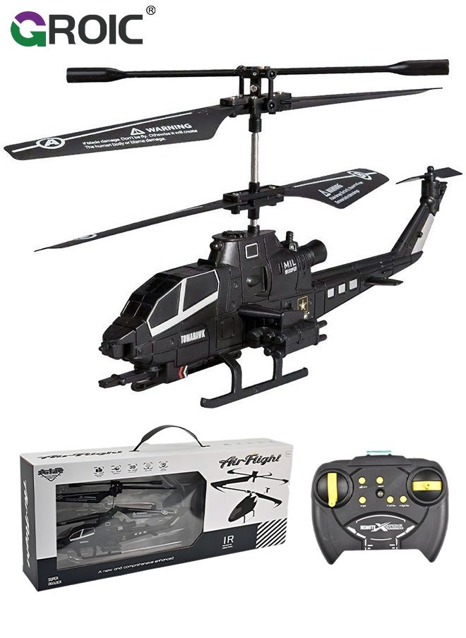 GROIC - Remote Control Helicopter, RC Flying Toys for Boys Girls Birthday, Rc Helicopter Toy with Gyro & LED Light, 2.5GHz Perfect Indoor Flying Toy for Beginner Kids Boys Girls - Image 1