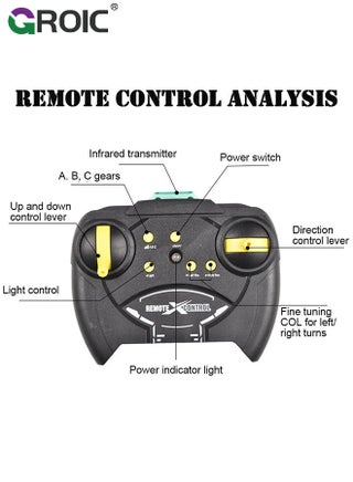 Remote Control Helicopter, RC Flying Toys for Boys Girls Birthday, Rc Helicopter Toy with Gyro & LED Light, 2.5GHz Perfect Indoor Flying Toy for Beginner Kids Boys Girls - view 4
