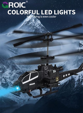 Remote Control Helicopter, RC Flying Toys for Boys Girls Birthday, Rc Helicopter Toy with Gyro & LED Light, 2.5GHz Perfect Indoor Flying Toy for Beginner Kids Boys Girls - view 5