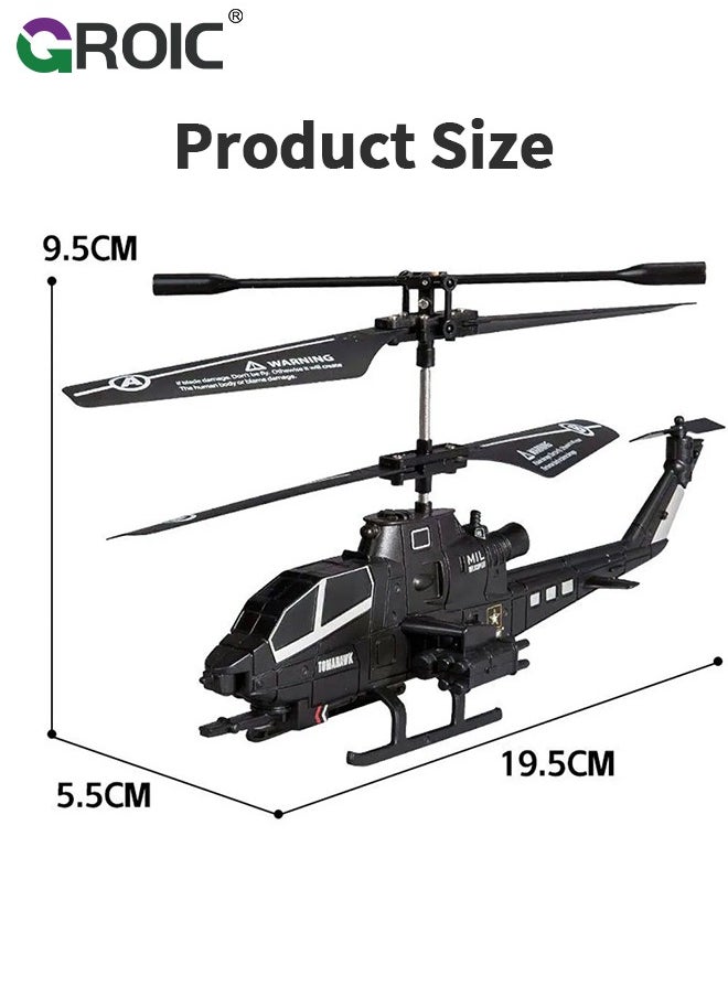 GROIC - Remote Control Helicopter, RC Flying Toys for Boys Girls Birthday, Rc Helicopter Toy with Gyro & LED Light, 2.5GHz Perfect Indoor Flying Toy for Beginner Kids Boys Girls - Image 1