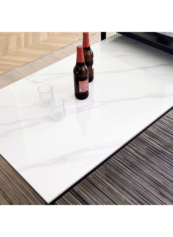 Baron 2-Piece Sintered Stone Rectangular Coffee Table Set 70 x 36 x 120 cm