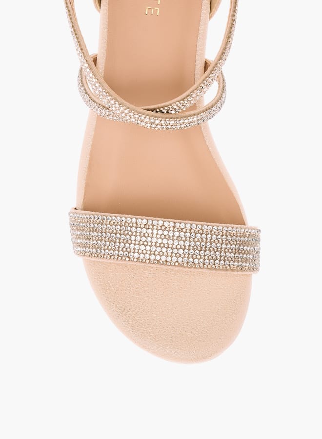 سيليست صنادل بناتي مزينة بإغلاق بخطاف وحلقة - Image 4