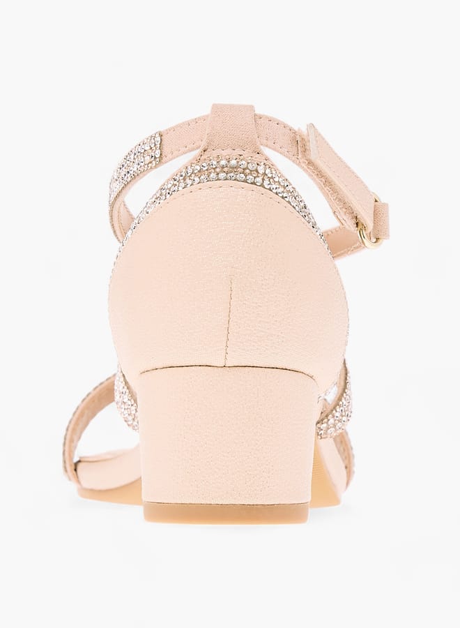 سيليست صنادل بناتي مزينة بإغلاق بخطاف وحلقة - Image 5