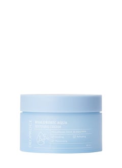 DEOPROCE Deoproce Hyaluronic Aqua Soothing Cream 100 ml, Korean Skincare, Intensive Hydration, Hyaluronic Acid, Moisture Lock, Skin Calming, Reduces Irritation, Centella Asiatica Extract  - Image 1