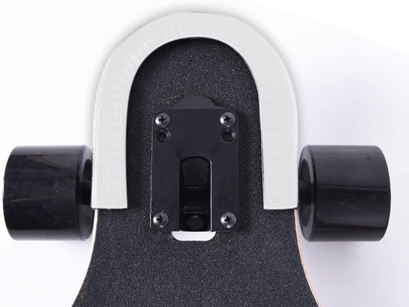 MAXPRO Skateboard Deck Guards Protector,Longboard Deck Edge Protection,Durable Shock Absorbing Rubber Cover with Excellent Grip Nose Guard and Tail Guard - Image 1
