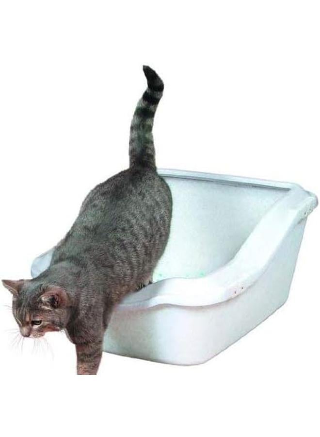 تريكسي صينية فضلات القطط من كليني بإطار مقاس 45 × 29 × 54 سم باللون الأبيض - Image 3