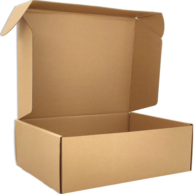 Lmuze Brown Shipping Boxes for Small Business Pack of 20-12x9x4 inches Cardboard Corrugated Mailer Boxes for Shipping Packaging Craft Gifts Giving Products - Image 3