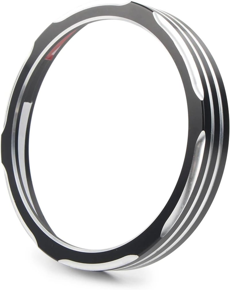 QASULER Motorcycle Speedometer Gauge Bezel Trim Ring - Image 4