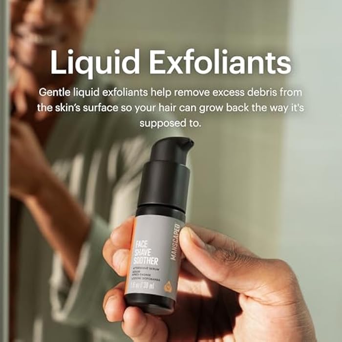MANSCAPED® Face Shave Soother, Men's Aftershave Serum Infused with Red Algae, Menthyl Lactate & Vitamin B3 for Cooling, Soothing & Hydration, Vegan, Paraben-Free, 28ml - Image 4