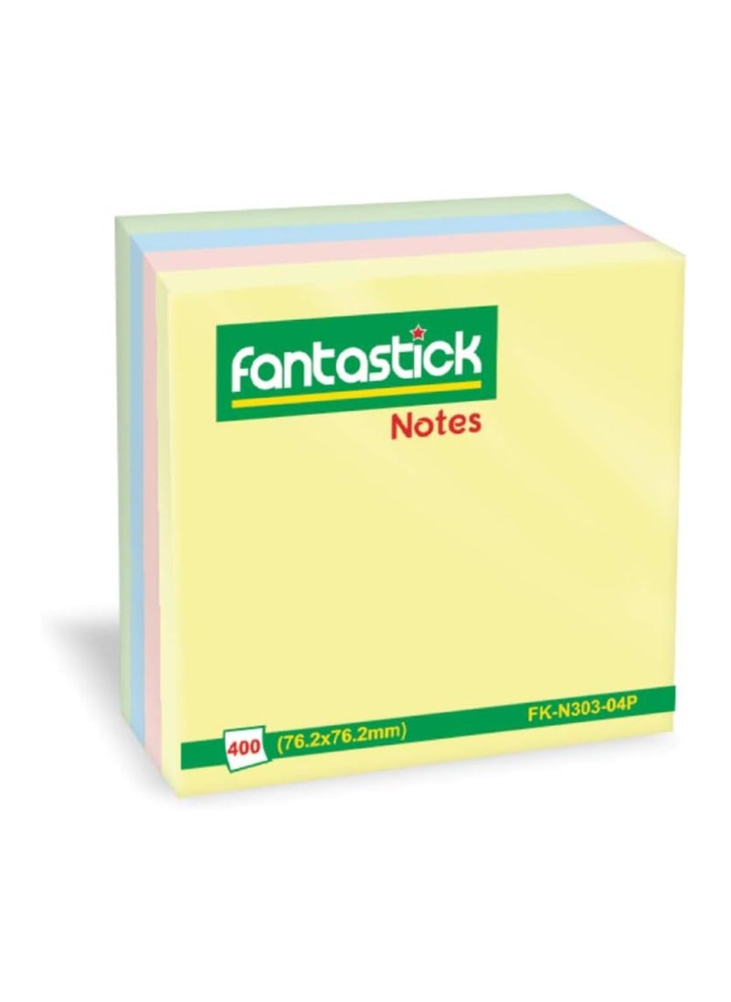 Fantastick Fantastick Stick Notes 3"x3" Pastel 4col. 