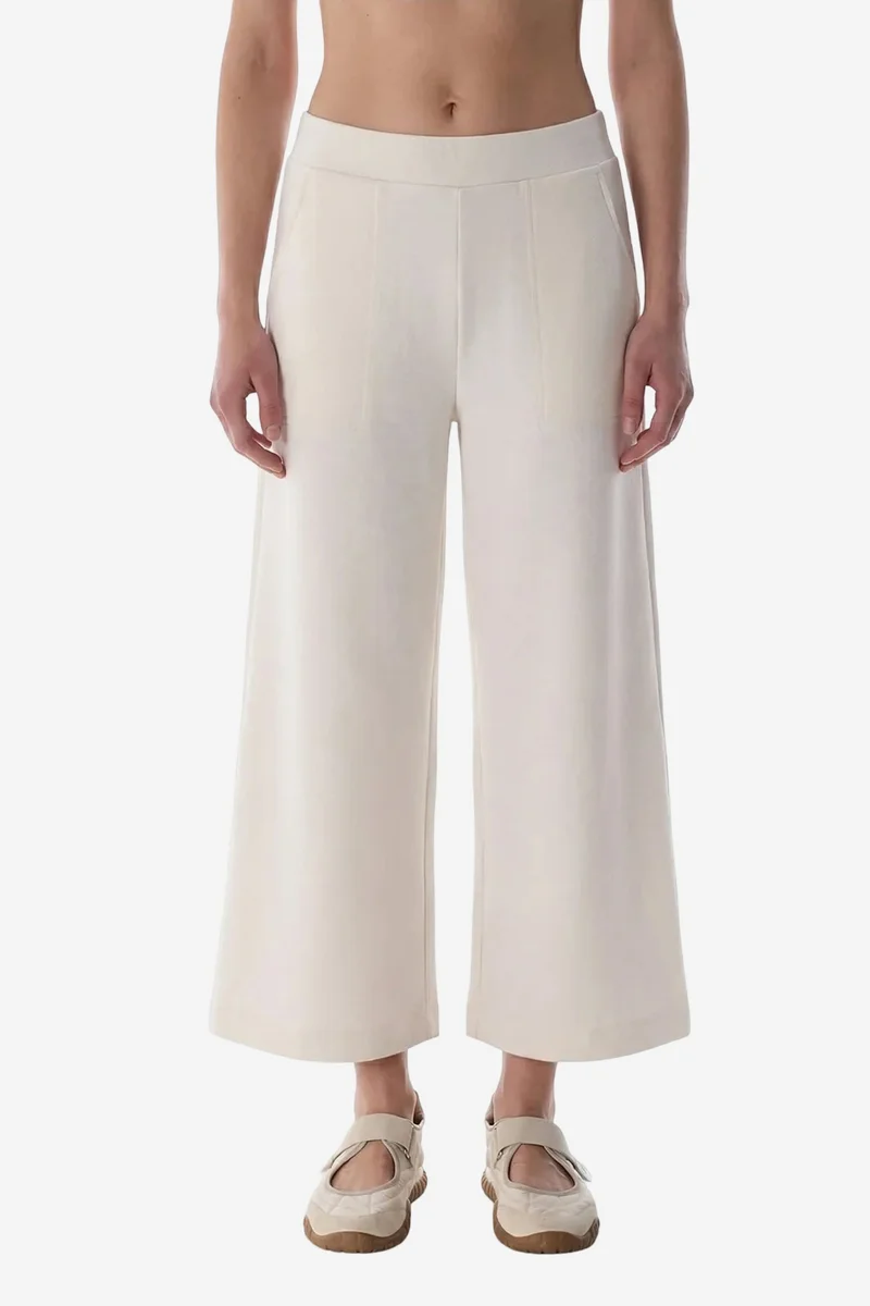 بنتي PENTI High Waist Crop Modal Trousers