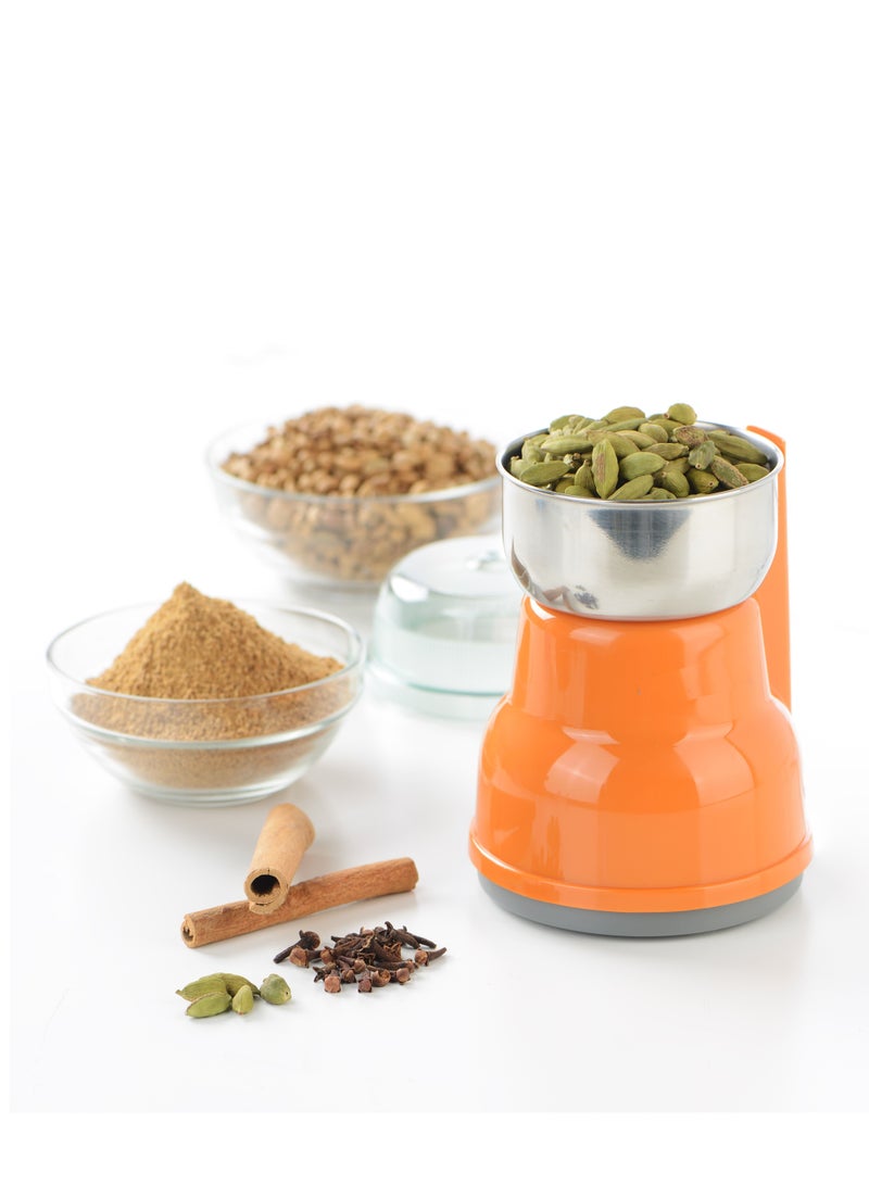 Microplus Electric Coffee Bean Grinder Nut Spice Grinder with 250ML Capacity, Stainless Steel Blade 350W PS-4808 - Image 4