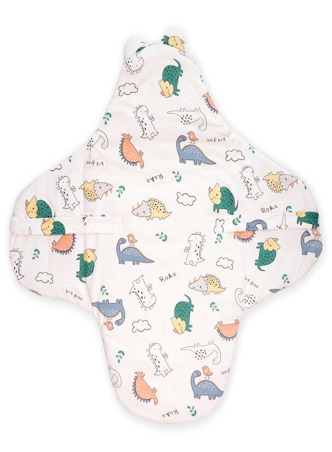 Kicks & Crawl Jurrasic Cuddles Carry Nest |Cotton Sleep nest for Infants & New Born Baby | Portable/Travel & Skin Friendly | 0-6 Months - Image 4