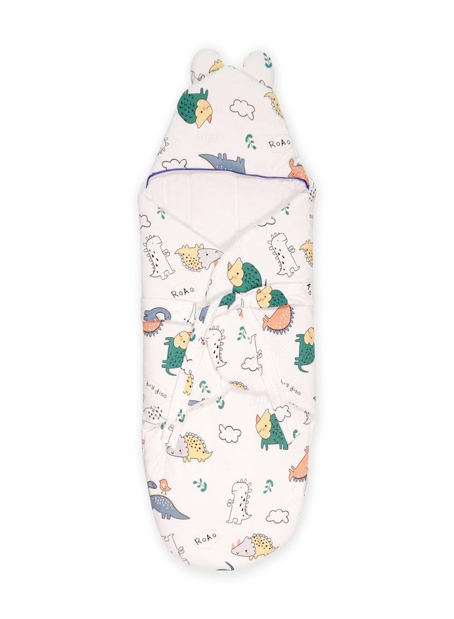 Kicks & Crawl Jurrasic Cuddles Carry Nest |Cotton Sleep nest for Infants & New Born Baby | Portable/Travel & Skin Friendly | 0-6 Months - Image 1
