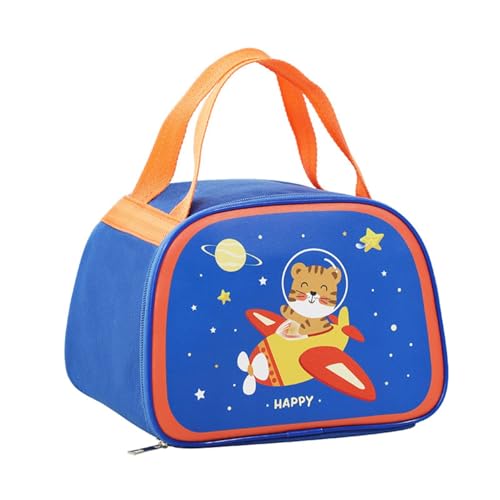 FunBlast Lunch Bag – Insulated Travel Lunch Bag for School Going Kids, Multi-Purpose Lunch Box Carrying Bag for Women, Men, School Tiffin Bag, Lunch Storage Bag (Blue) - Image 1