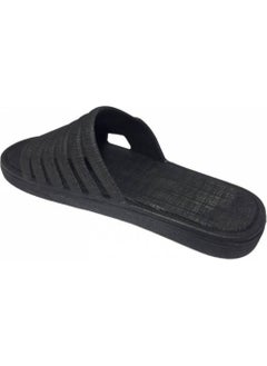 Gezer 12466 Black Non-Slip Beach Pool Bathroom Men's Daily Slippers  - Image 3
