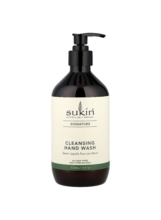Sukin Sukin, Signature, Cleansing Hand Wash, All Skin Types , 16 fl oz (500 ml)  - Image 1