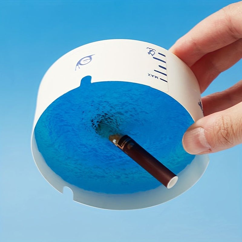 100 Pcs Creative Office Shell Paper Material Portable Household Ashtray For Living Room Business E Sports Hotel Internet Cafe - Image 2