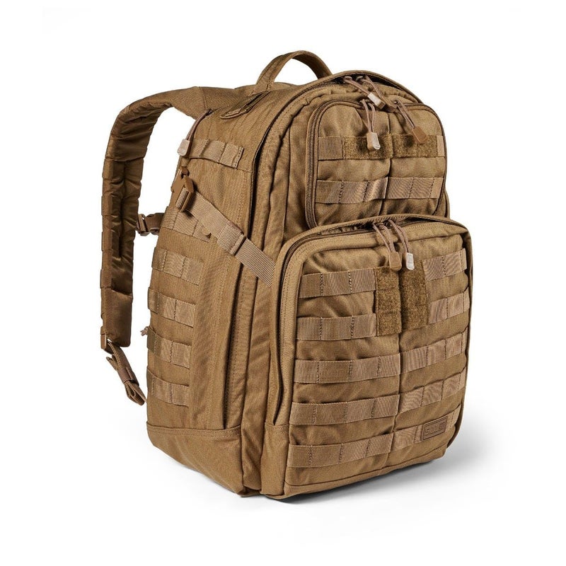 5.11 Tactical Backpack, RUSH 24 2.0 Military Survival Molle Back Pack with Laptop Compartment, 37L, Kangaroo, Style 56563ABR - Image 2