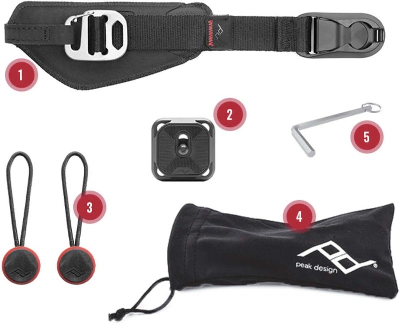 Peak Design Clutch Camera Handstrap CL-3 - Black - Image 4