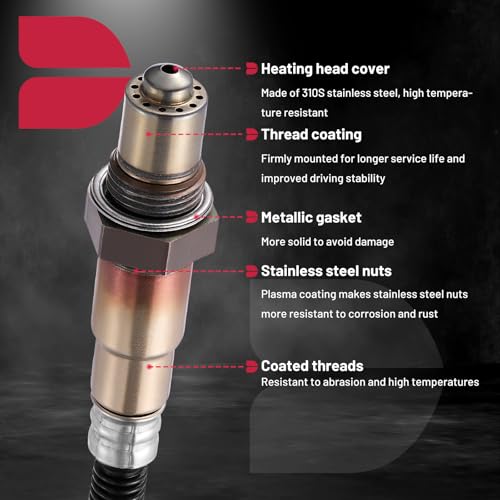 BDFHYK Oxygen Sensor Downstream O2, Compatible with Kia Rio Soul 1.6L 2012-2018, Compatible with Hyundai Accent Veloster 1.6L 2012-2017, 392102B220, 234-4568 Replacement 1PCS - Image 4