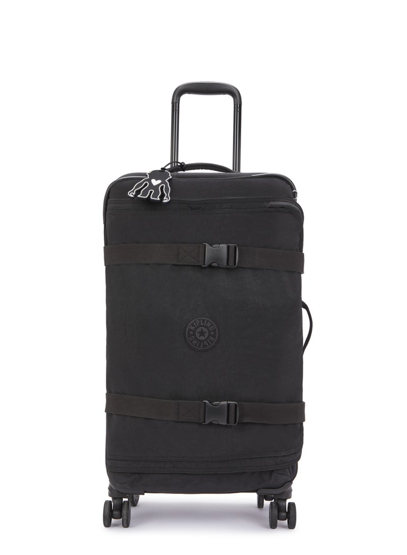 kipling Basic Plus Spontaneous Medium 4-Wheeled Suitcase 66cm/25inc, 3.72kg, 71L, Black Noir - Image 1