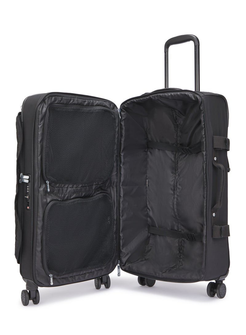 kipling Basic Plus Spontaneous Medium 4-Wheeled Suitcase 66cm/25inc, 3.72kg, 71L, Black Noir - Image 3