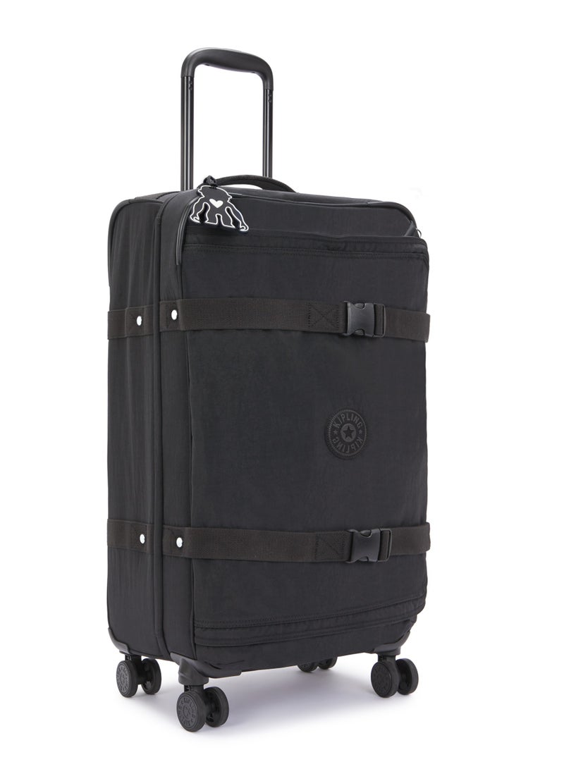 kipling Basic Plus Spontaneous Medium 4-Wheeled Suitcase 66cm/25inc, 3.72kg, 71L, Black Noir - Image 4