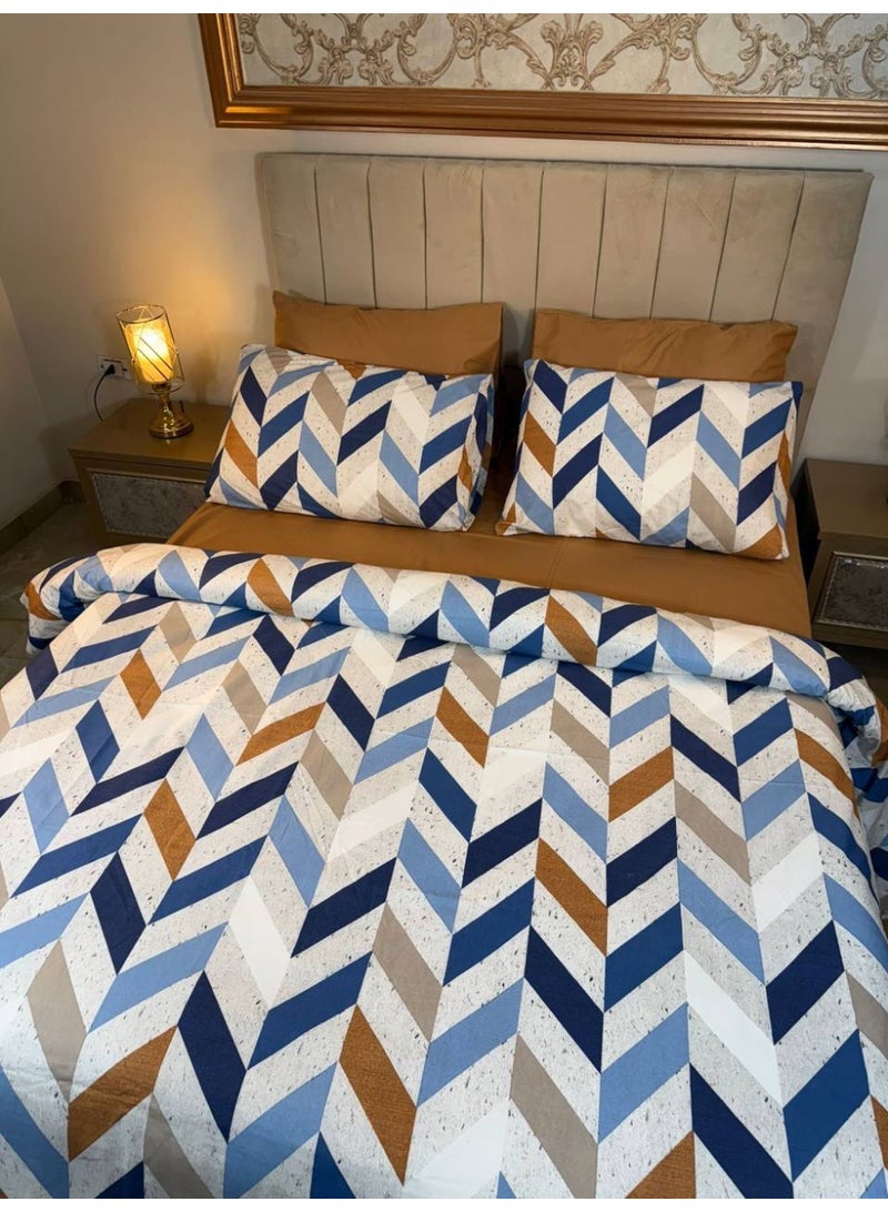 Bed sheets, Amriya bed sheet set, large bed, 4 pieces, size 240*240