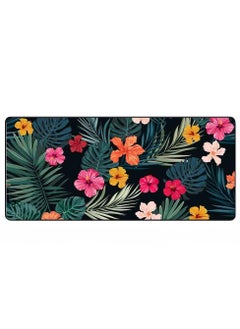 Generic Large Gaming Mouse Pad Palm Leaves Pretty  ,Extended Large Mouse Mat Desk Pad (70CM  x 30CM  x 2MM ) ,Stitched Edges Non Slip Mousepad for Computer ,Office ,Keyboard and Laptop  - Image 2