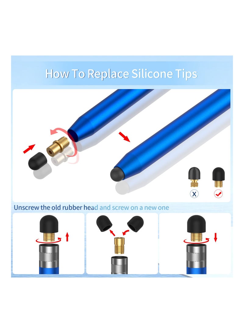 Excefore Stylus Pens for Touch Screens, 5 Pcs Sensitivity & Precision Stylus, Capacitive Stylus Pen for iPad/iPhone/Samsung/Tablets All Universal Touch Screen Devices - Image 4