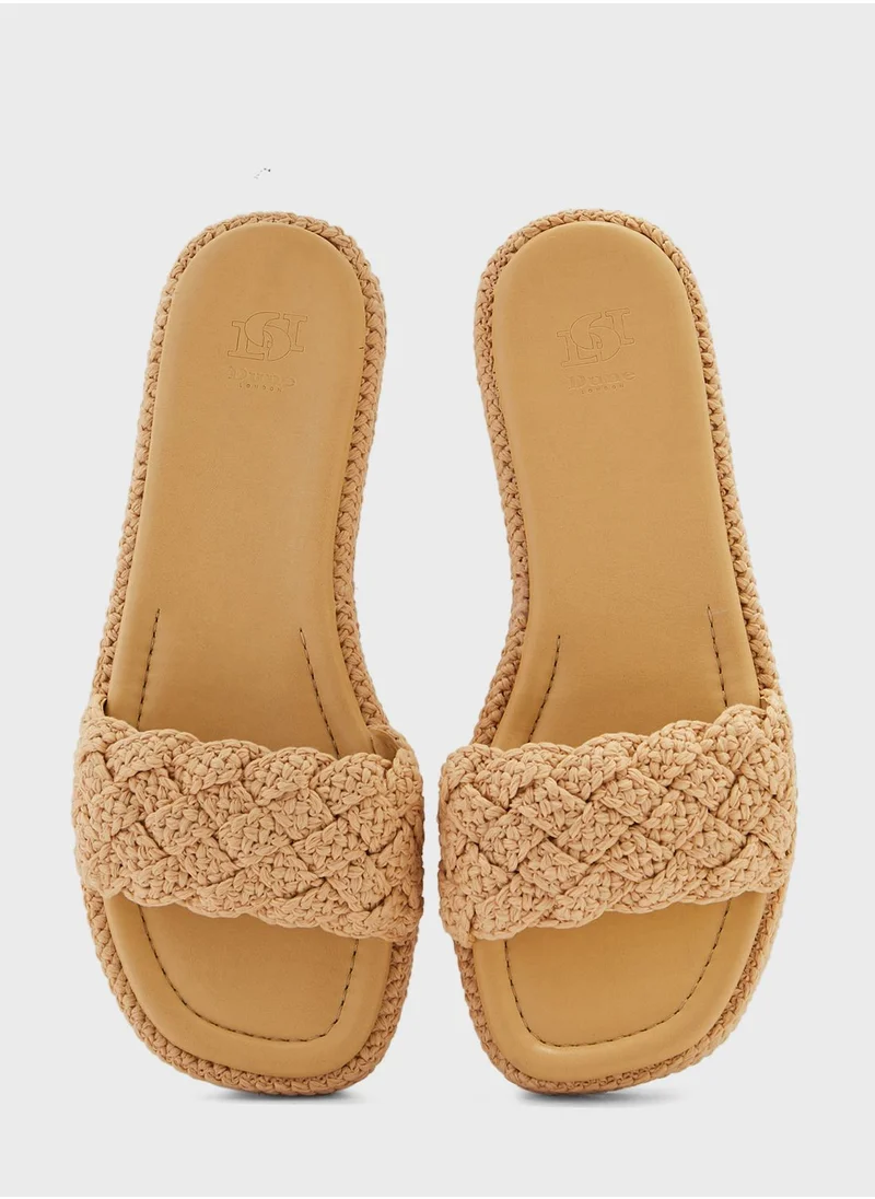 Dune LONDON Lakeview Flat Sandals