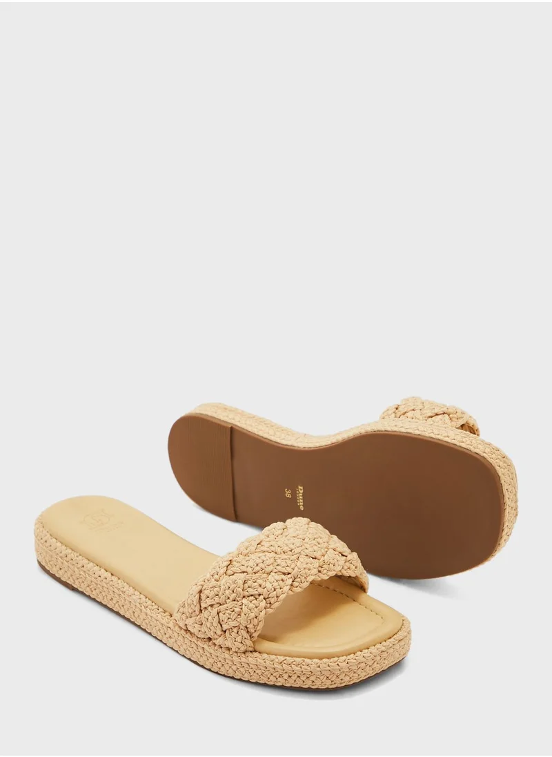 Dune LONDON Lakeview Flat Sandals