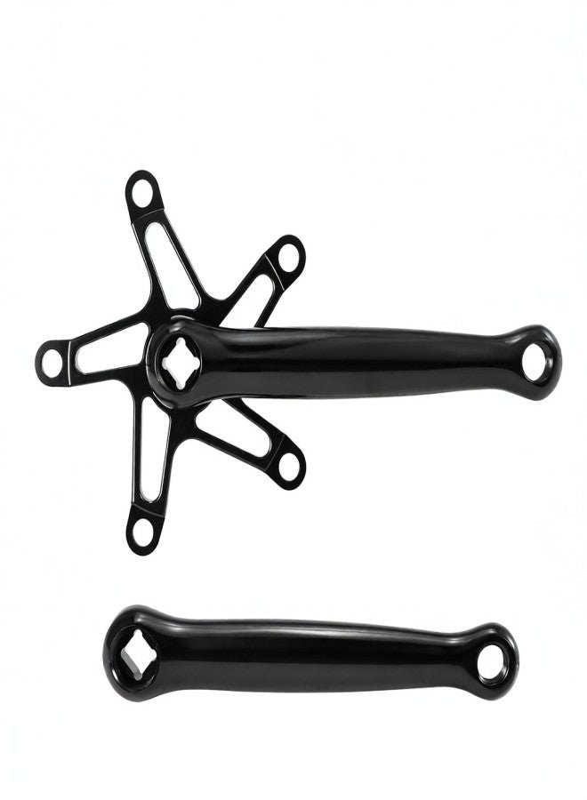 Litepro Bicycle Crankset Aluminium Alloy Mountain Bike Single Speed Crankset 170mm 130BCD Bike Crank Arm Set  Left and Right Crank Arms Repair Parts - Image 4
